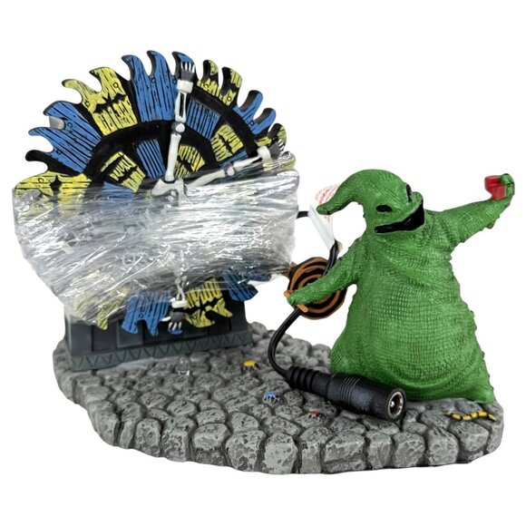 Dept 56 The Nightmare Before Christmas Oogie Boogie Gives A Spin Figurine New - Picture 3 of 11